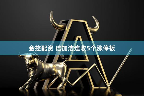 金控配资 倍加洁连收5个涨停板